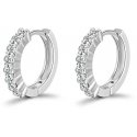 Beneto Round silver earrings AGU1152 Beneto Round silver earrings AGU1152