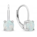 Brilio Silver Brilio Silver Silver earrings with synthetic opals EA935W Brilio Silver Brilio Silver Silver earrings with synthetic opals EA935W