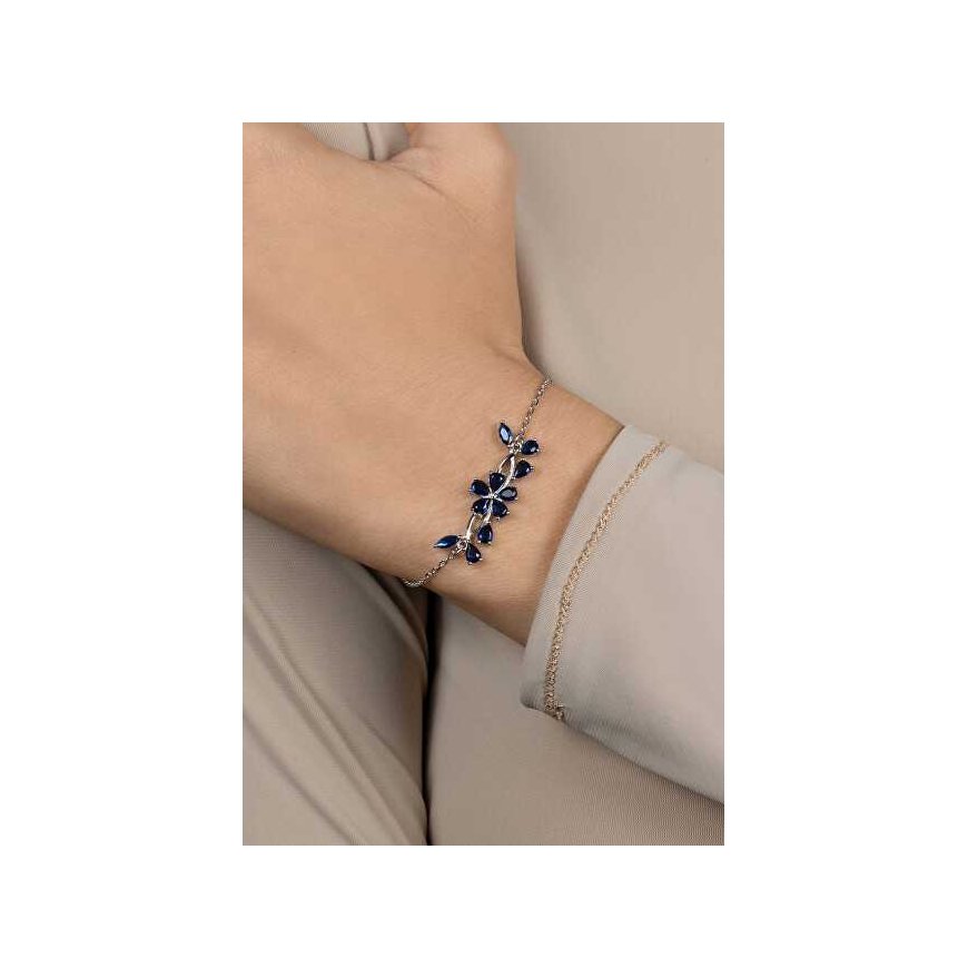 Brilio Silver Brilio Silver Beautiful silver bracelet with zircons BRC75WB – 3