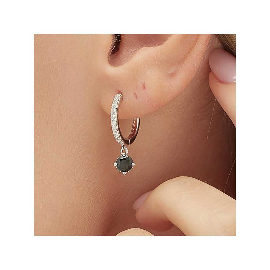 Brosway Fancy Mystery Black FMB86 Circle Single Earring – 2