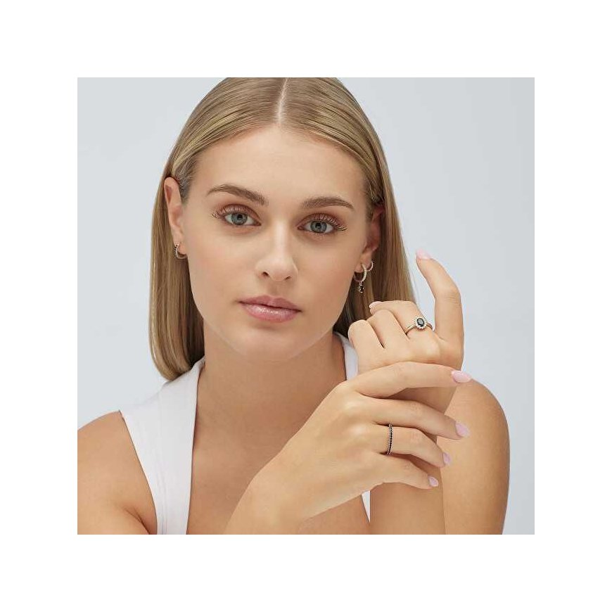 Brosway Fancy Mystery Black FMB86 Circle Single Earring – 3