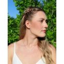 Agato Putojančio sidabro karoliai su širdelėmis AGS1555/47 Agato Putojančio sidabro karoliai su širdelėmis AGS1555/47