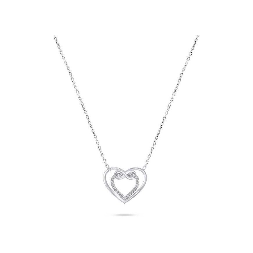 Brilio Silver Brilio Silver Romanttinen hopeakaulakoru Infinite love NCL31W