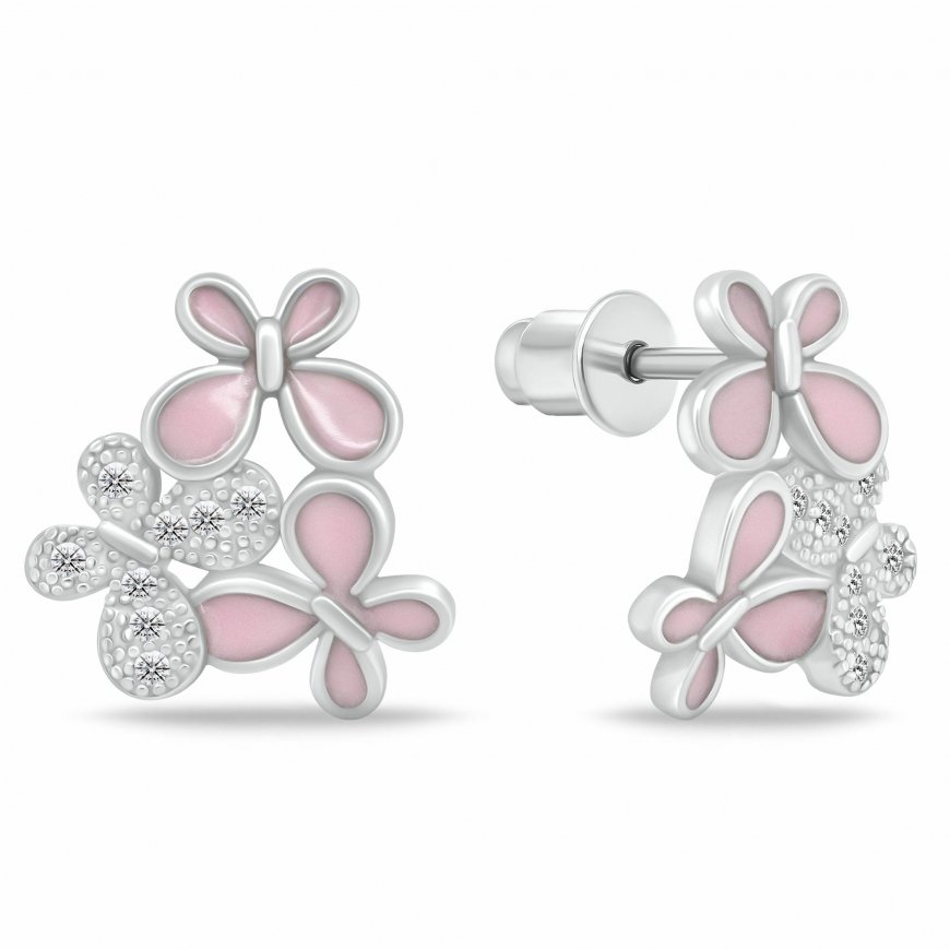 JVD Elegant silver stud earrings with zircons SVLE1517XH2BI – 2