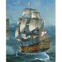 Revell Battle of Trafalgar Pienoismallipurjelaiva Kokoamispakkaus 1:225