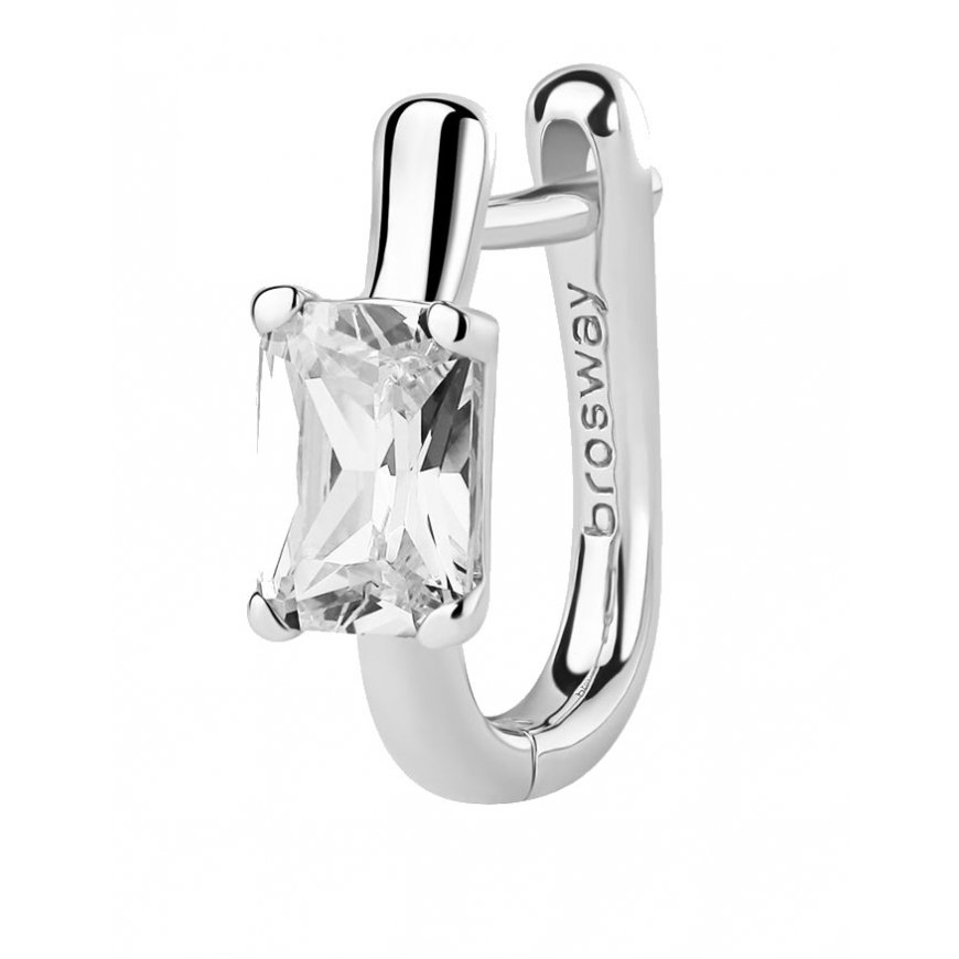 Brosway Silver single earrings Fancy Infinite White FIW11 – 2