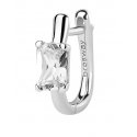 Brosway Sidabrinis single earrings Fancy Infinite Baltas FIW11 Brosway Sidabrinis single earrings Fancy Infinite Baltas FIW11