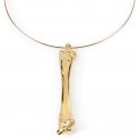 Shabama BEEN rigid necklace shiny auksinis 1 u Shabama BEEN rigid necklace shiny auksinis 1 u