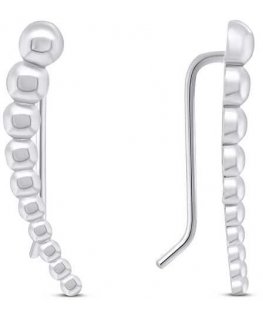 Brilio Silver Brilio Silver Minimalistiset pituussuuntaiset hopeakorvakorut EA80W