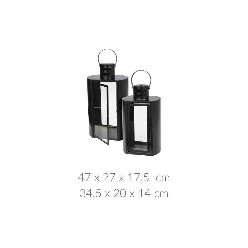 Home Styling Collection Metal lamp black MINIMAL, 2 lights – 2