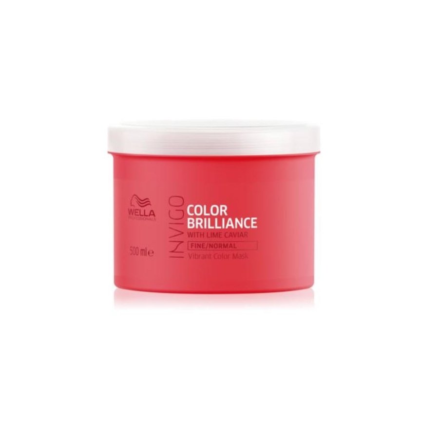 Naamio värjätyille ohuille hiuksille Wella Professionals Invigo Color Brilliance Fine/Normal Mask 500ml