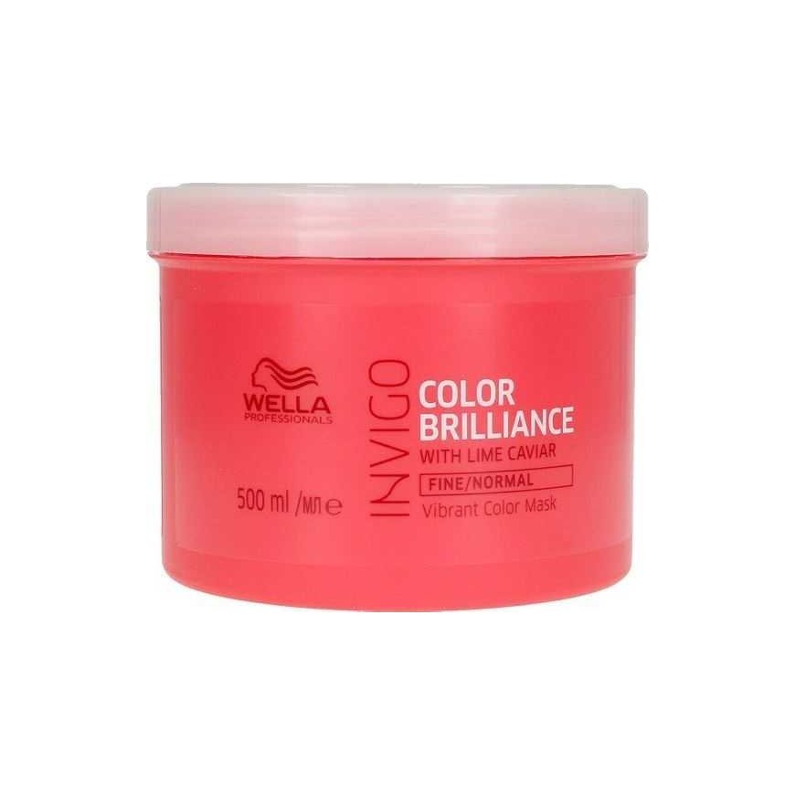Dažytų plonų plaukų kaukė Wella Professionals Invigo Color Brilliance Fine/Normal Mask 500ml – 2