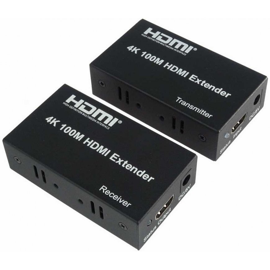 Adapter AV PremiumCord PremiumCord 4K HDMI extender up to 100 m over one Cat5e/Cat6 cable – 2
