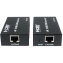 Adapter AV PremiumCord PremiumCord 4K HDMI extender up to 100 m over one Cat5e/Cat6 cable