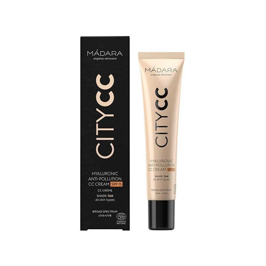 Mádara Madara City Cc Anti-Pollution Hyaluronic CC Cream Spf15 Tan 40ml – 2