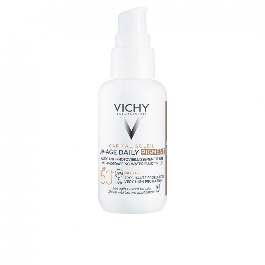 Vichy Capital Soleil UV-Age Daily Vanduo Fluid Medium Spf50, 40 ml