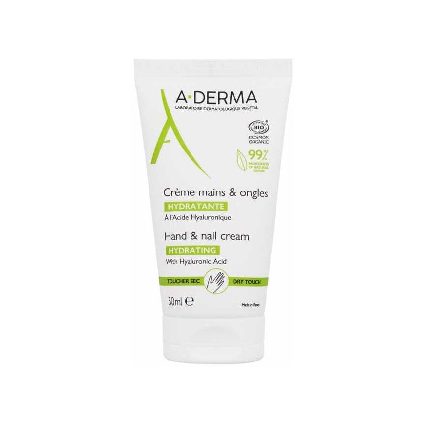 A-Derma Moisturizing Hand And Nail Cream 2 x, 50 ml (Damaged packaging)