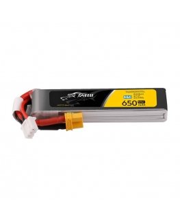 Lipo Accumulator Tattu 2s 650mAh 95C 7.6V HV with XT30 Long-Pack