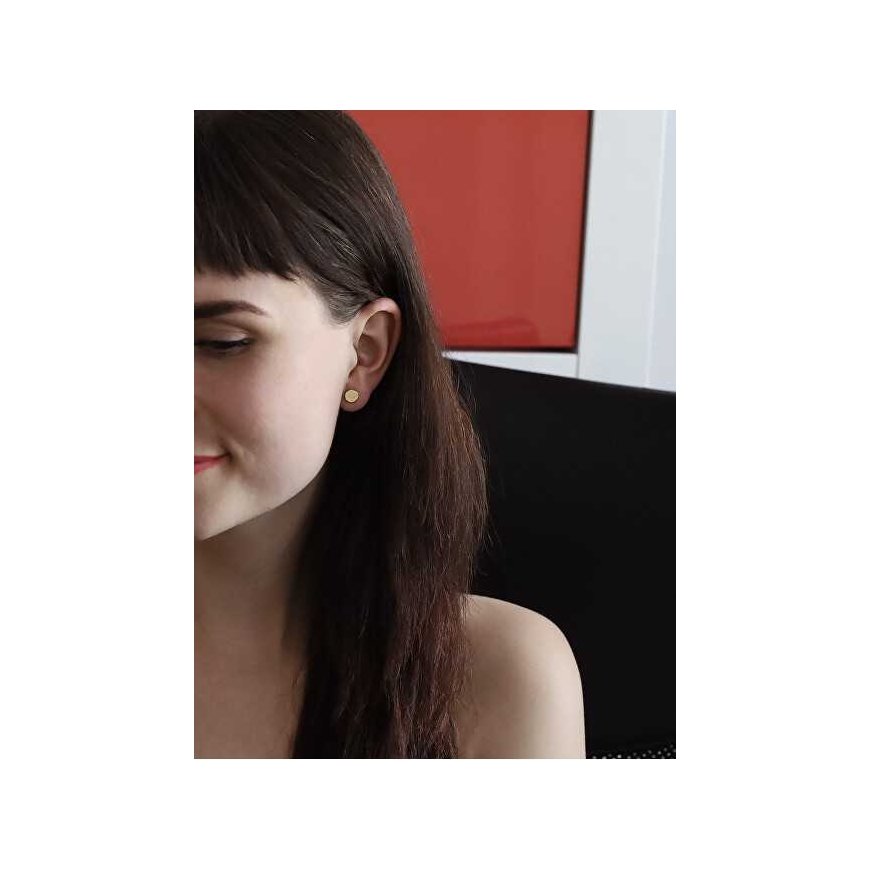 Beneto Gold Plated Silver Earrings AGUP1956-GOLD