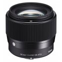 Sigma 56mm F1.4 DC DN | C MILC Teleobjektyvas Juoda Sigma 56mm F1.4 DC DN | C MILC Teleobjektyvas Juoda