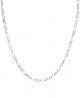 Agate Silver Chain Figaro AGS1502/50
