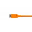 Tether Tools CU5454 USB-kaapeli USB 3.2 Gen 1 (3.1 Gen 1) 4,6 m USB A Micro-USB B Oranssi