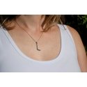 Agate Silver Pendant Hockey Stick AGH730 Agate Silver Pendant Hockey Stick AGH730