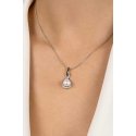 Brilio Silver Brilio Silver Elegant silver pendant with real pearl and zircons PT123W Brilio Silver Brilio Silver Elegant silver pendant with real pearl and zircons PT123W