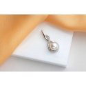 Brilio Silver Brilio Silver Elegant silver pendant with real pearl and zircons PT123W Brilio Silver Brilio Silver Elegant silver pendant with real pearl and zircons PT123W