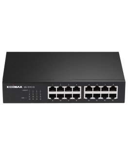 Edimax GS-1016 V2 tinklo komutatorius Valdomas Gigabit Ethernet (10/100/1000) Juoda