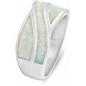Brilio Silver Exclusive silver ring with white opal RI130W Brilio Silver Exclusive silver ring with white opal RI130W