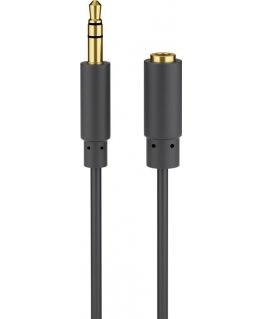Goobay 97122 garso kabelis 5 m 3.5mm Juoda