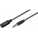 Goobay 97122 audiokaapeli 5 m 3.5mm musta
