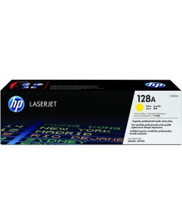 HP 128A Yellow Original LaserJet Toner Cartridge
