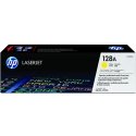 HP 128A, Оригинальный лазерный картридж LaserJet, Желтый HP 128A, Оригинальный лазерный картридж LaserJet, Желтый
