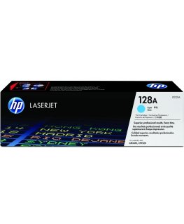 HP 128A, Оригинальный лазерный картридж LaserJet, Голубой