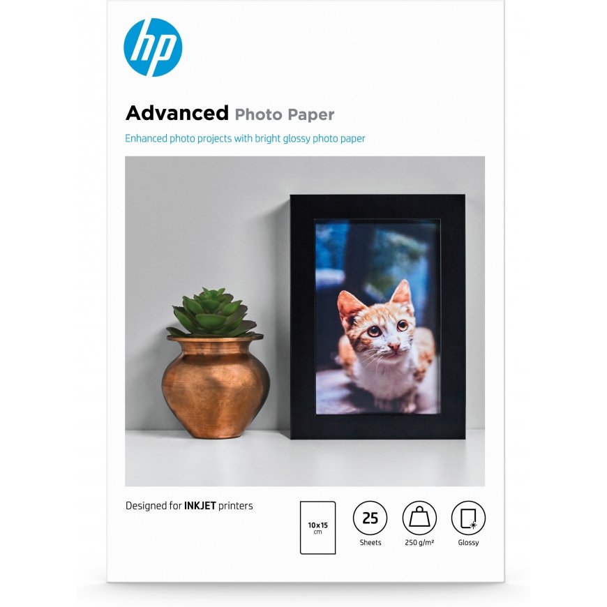 HP Poly HP uzlabots glancēts foto