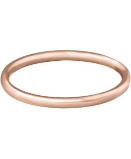 Troli Gold-plated minimalist rose auksinis ring