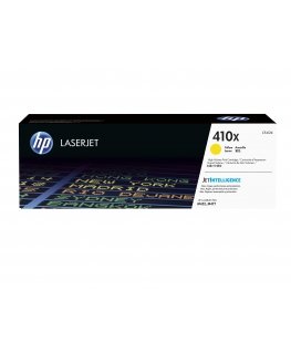 HP 410X, Оригинальный лазерный картридж LaserJet увеличенной емкости, Желтый