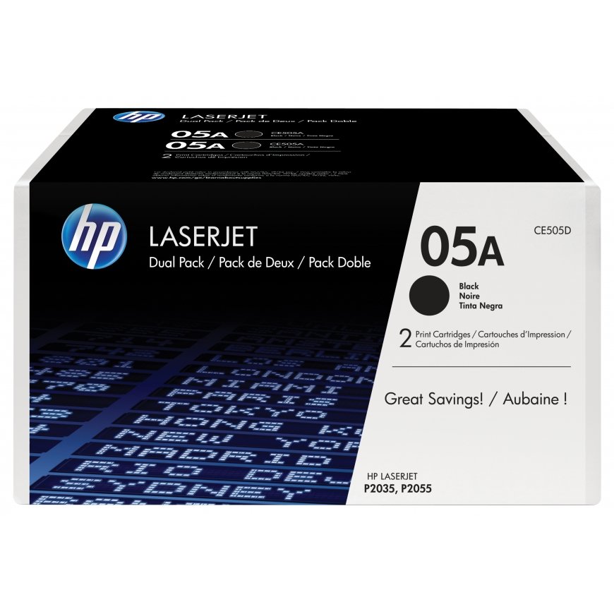 HP Poly HP 05A 2-pack Black