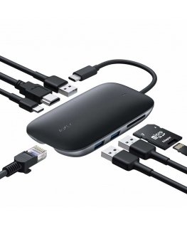 AUKEY CB-C71 dokstacija Melns