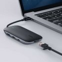AUKEY CB-C71 knyginių kompiuterių dokas / jungčių replikatorius Juoda