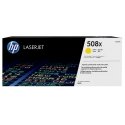 HP 508X, Оригинальный лазерный картридж LaserJet увеличенной емкости, Желтый HP 508X, Оригинальный лазерный картридж LaserJet увеличенной емкости, Желтый