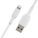 Belkin CAA001BT2MWH Lightning-kaapeli 2 m Valkoinen Belkin CAA001BT2MWH Lightning-kaapeli 2 m Valkoinen