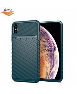 TakeMe Thunder TPU super thin back cover case for Apple iPhone XS Max Dark green