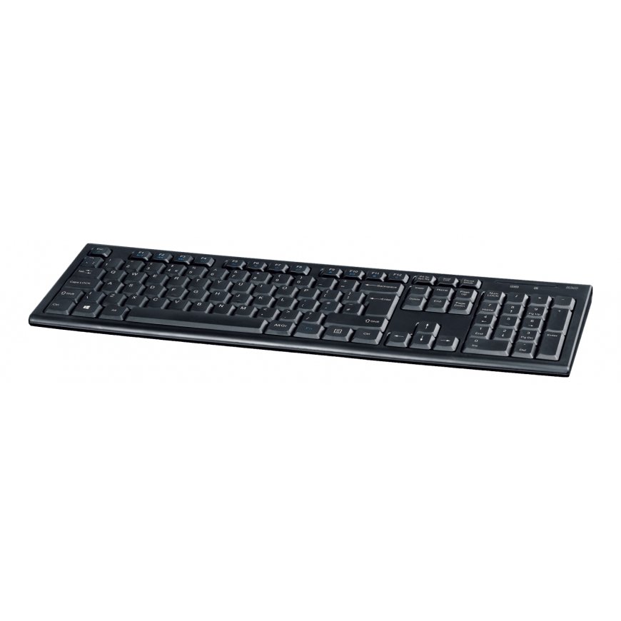 Deltaco TB-122-UK tastatūra Mājas RF Bezvadu