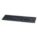 Deltaco TB-122-UK keyboard Home RF Wireless QWERTY UK English Black