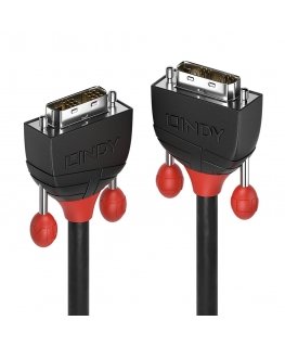 Lindy 36257 DVI kabelis 3 m DVI-D Juoda