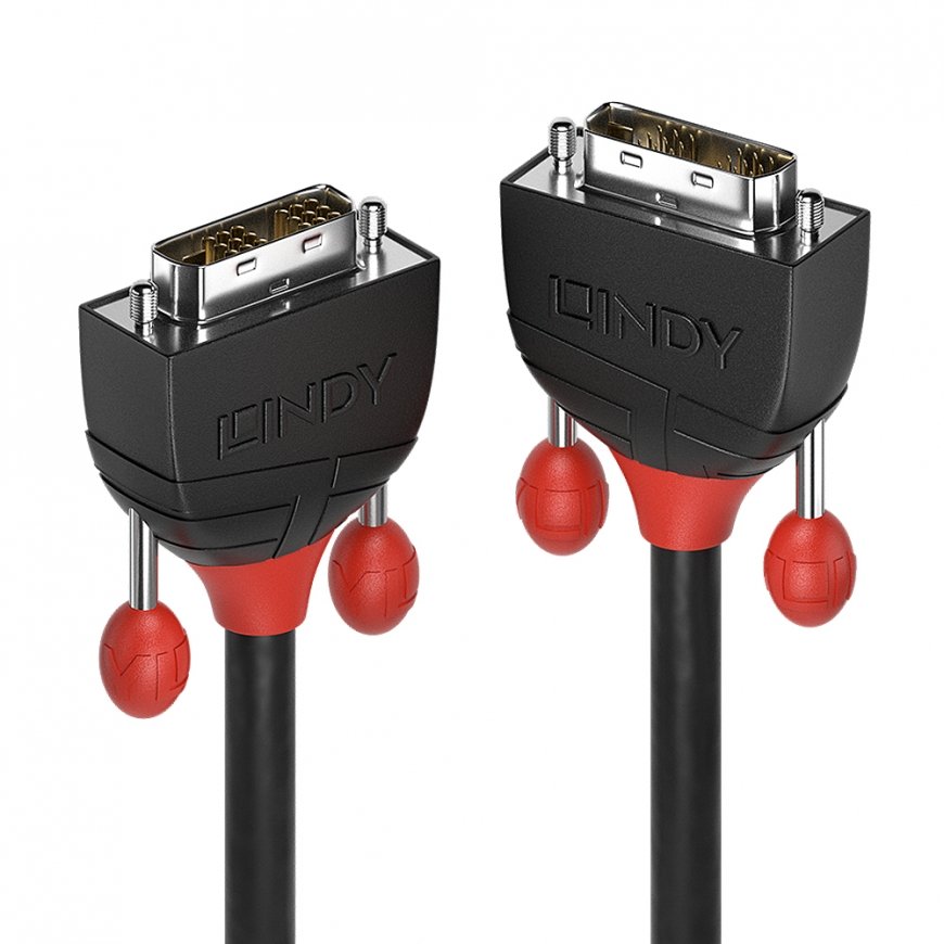 Lindy 36257 DVI kabelis 3 m DVI-D Juoda