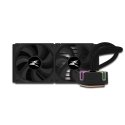 Zalman Reserator5 Z24 Black CPU Liquid Cooler 240mm Radiator 2 x SF120 ARGB fan Protsessor Kõik-ühes